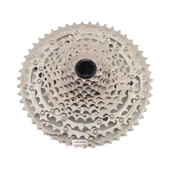 Кассета велосипедная Shimano Deore CS-M6100 (Micro Spline), 12S, 10-51T, инд. упаковка