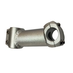 Вынос руля НХ-Y08-11 алюмин., нерегулир., безрезьб., 28.6 мм/ 25.4 мм/ угол 7°/ 90 мм, серебристый