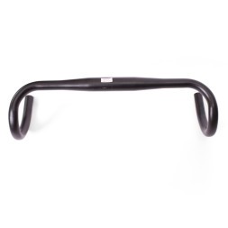 Руль велосипедный HB-008-1, ROAD, дл. 440 мм, "Бараньи рога", посадка Ø 31,8 мм, свип 0°, алюм. сплав, черный