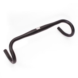 Руль велосипедный HB-008-1, ROAD, дл. 440 мм, "Бараньи рога", посадка Ø 31,8 мм, свип 0°, алюм. сплав, черный