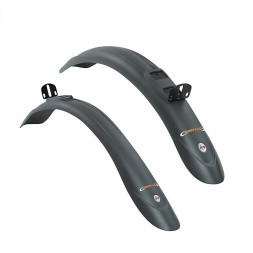 Крылья велосипедные SKS 10100, "BEAVERTAIL", 26-28", MTB, комплект, черный