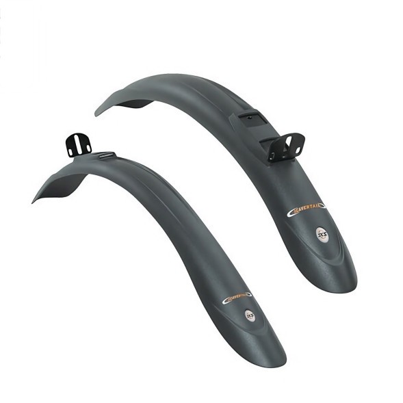 Крылья велосипедные SKS 10100, &amp;quot;BEAVERTAIL&amp;quot;, 26-28&amp;quot;, MTB, комплект, черный