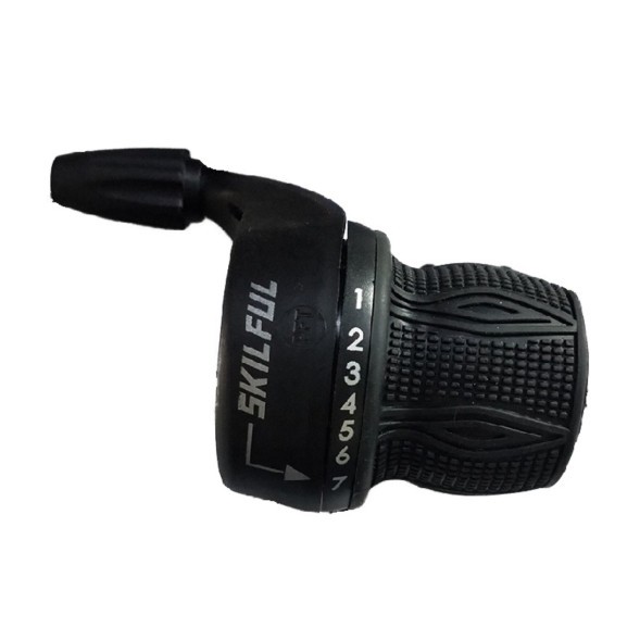 Ревошифт велосипедный Skillful M100-7-BK, правый, 7 ск., с тросом 2050 мм, б/уп.