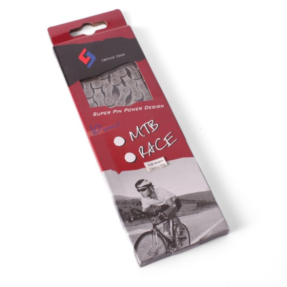 Велосипедная цепь Velo 1/2x11/128&amp;quot;, 10 скоростей, 116 звеньев, с замком