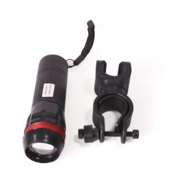 Фара для велосипеда KMS 7000, передняя, 3 режима, ближн./дальн. свет, 1 Вт, без батареек, AAAx3, красный