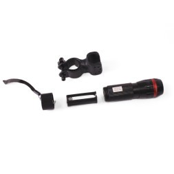 Фара для велосипеда KMS 7000, передняя, 3 режима, ближн./дальн. свет, 1 Вт, без батареек, AAAx3, красный