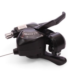Переключатель для велосипеда Shimano EF-41, шифтер+тормозная ручка, правый, 7 скоростей, трос 2050 мм