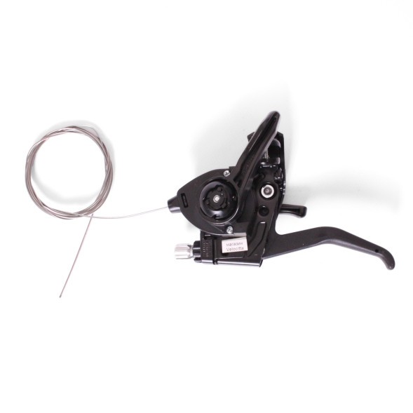 Переключатель для велосипеда Shimano EF-41, шифтер+тормозная ручка, правый, 7 скоростей, трос 2050 мм