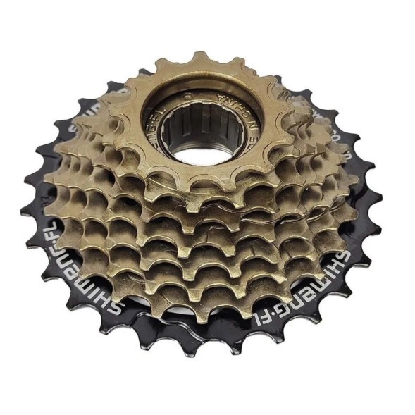 Трещотка Shimeng FW-08, 8 speed, 13-28T, Black/Brown