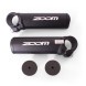 Рога на велоруль Zoom A27, 100 мм, алюминий, Lock On, черный, блистер