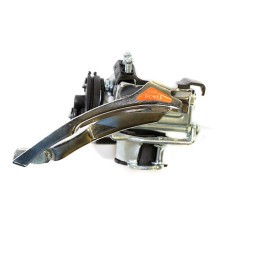 Переключатель передний Power FD-C050 H, под 15-21 скор., макс. размер звезды 42 зуба, двойная тяга, б/уп.