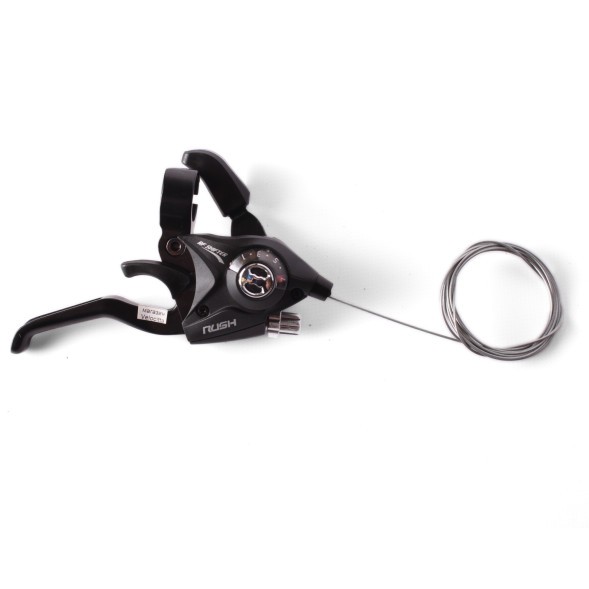 Шифтер велосипедный Rush (Radius), аналог ST-EF51, 7 скоростей, с тормозной ручкой, правый