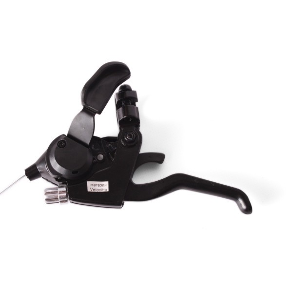 Шифтер велосипедный Rush (Radius), аналог ST-EF51, 7 скоростей, с тормозной ручкой, правый