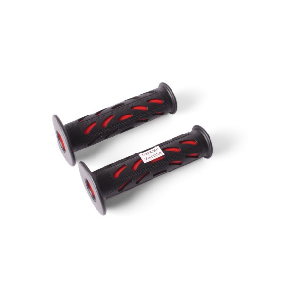Грипсы велосипедные для BMX и трюковых самокатов, 125 мм, с окантовкой, красный