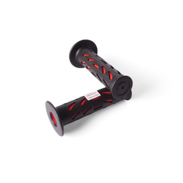 Грипсы велосипедные для BMX и трюковых самокатов, 125 мм, с окантовкой, красный
