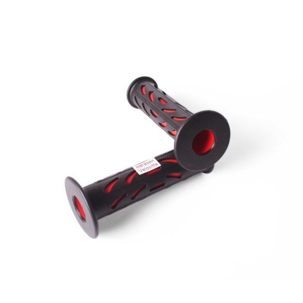 Грипсы велосипедные для BMX и трюковых самокатов, 125 мм, с окантовкой, красный