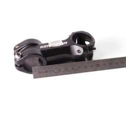 Вынос велосипедный HS-080F, для безрезьбовой вилки, 1-1/8&amp;quot;, угол 7°, 90 мм, алюминиевый, нерегулируемый, 4 болта, черный, посадка под руль 31.8 мм