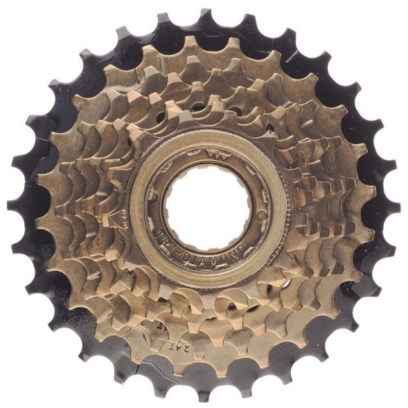 Трещотка Tri-Diamond FW-8SI, 8 скоростей, 13-28T зубцов, черный/коричн.