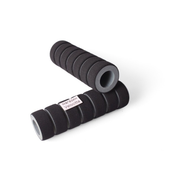 Грипсы велосипедные, поролоновые, 110 мм, серый