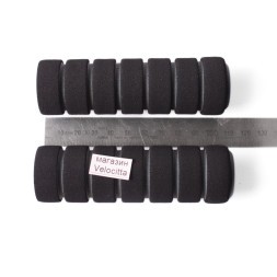 Грипсы велосипедные, поролоновые, 110 мм, серый