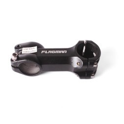 Вынос велосипедный, посадка 31.8 мм, 1-1/8&amp;quot;, для безрезьбовой вилка, алюм, нерегулируемый, 4 болта, черный