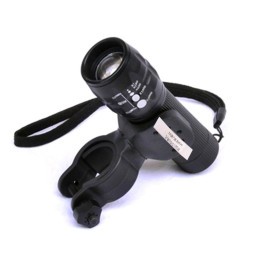 Фара велосипедная BLT-7000, передняя, AL, 1W, 3xAAA, регулируемый фокус линзы, блистер