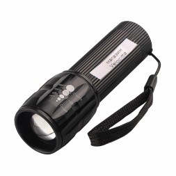 Фара велосипедная BLT-7000, передняя, AL, 1W, 3xAAA, регулируемый фокус линзы, блистер