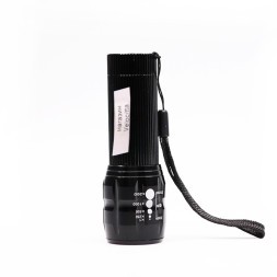 Фара велосипедная BLT-7000, передняя, AL, 1W, 3xAAA, регулируемый фокус линзы, блистер