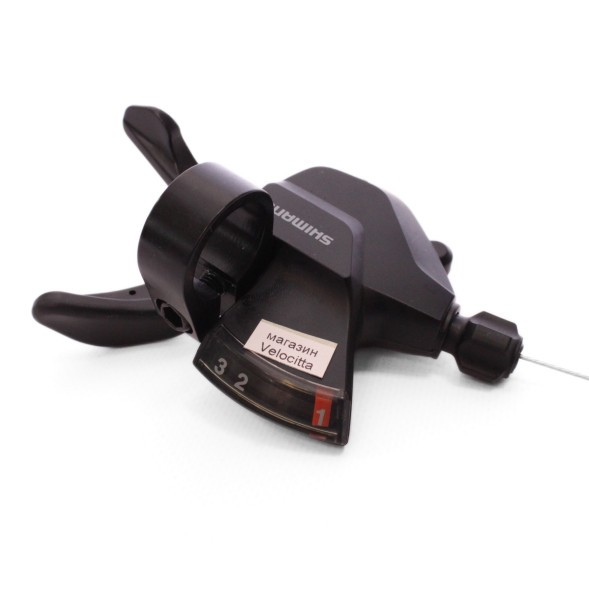 Манетка/шифтер Shimano M315, левая, 3 скорости, трос 1800 мм