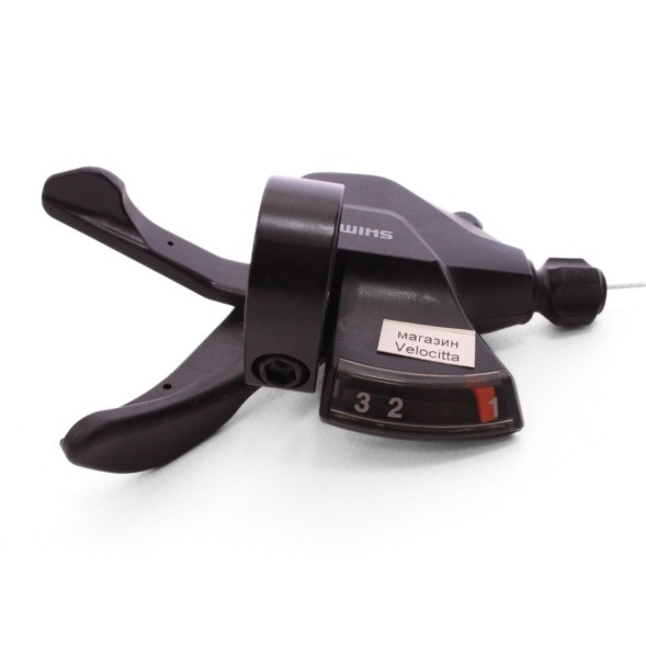 Манетка/шифтер Shimano M315, левая, 3 скорости, трос 1800 мм