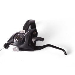 Шифтер/тормозная ручка, 3 скорости, левая, для Shimano ST-EF51, черный
