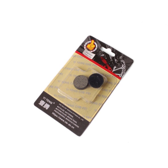 Тормозные колодки велосипедные TP-08A, Meet, для дискового тормоза, круглые 21.5 мм, блистер