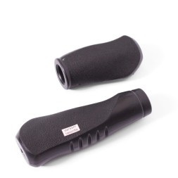 Ручки на руль для велосипеда New Vision SZ-090A, 130/95 мм, под грипшифт, эргономичные, черный