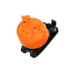 Комплект велофара+фонарь Jing Yi JY-339P &amp;quot;Свинки&amp;quot;, передняя, задний, силикон, блистер