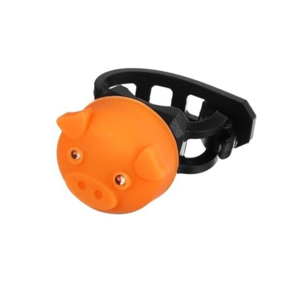 Комплект велофара+фонарь Jing Yi JY-339P &amp;quot;Свинки&amp;quot;, передняя, задний, силикон, блистер