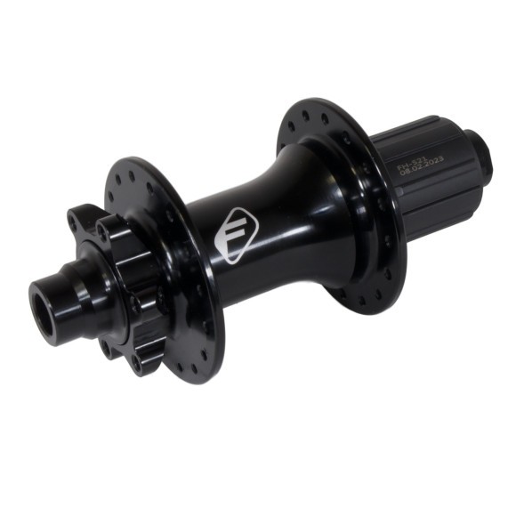 Втулка велосипедная Formula EHL-148, Downhill , задняя, ось полая 12x150 мм, ALU, под Disk 6 болтов, под кассету 10/11 speed, без эксцентрика, 32H, промподшипники, Black