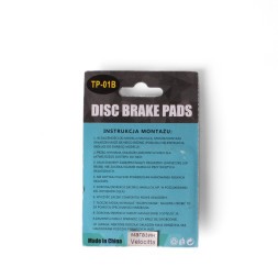 Тормозные колодки для велосипеда TP-01B, Meet, под B01S, для дискового тормоза, с пружинкой и шплинтом, блистер
