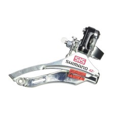 Переключатель передний Shimano Tourney FD-TY10, 31.8 мм, 42Т, угол 64-69°, верхняя тяга, торг. уп.