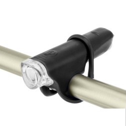 Фара велосипедная Jing Yi JY-267-G, передняя, 1 Super Bright White LED, 2 режима, силиконовый корпус, блистер