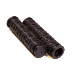 Грипсы велосипедные Hualong HL-G49-Black, резиновые, 125 мм, б/уп.