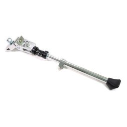 Подножка велосипедная Nuvo NH-KC12AAJ-Z, 20-28&amp;quot;, алюминиевая, крепление центральное, регулируемая, серебристая