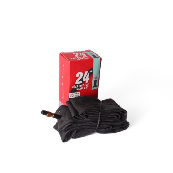 Камера велосипедная Chaoyang 24&amp;quot;x1.95-2.125 (50/54-507), ниппель AV 24.5 мм, бутиловая