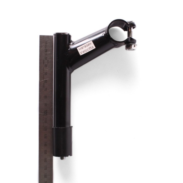 Вынос руля велосипедный (пистолет), 1&amp;quot;, шток 200x25.4 мм, для скоростных велосипедов, нерегулируемый, черный