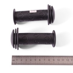 Грипсы велосипедные New Vision SR-75, 92 мм, с ограничителями, резиновые, черный