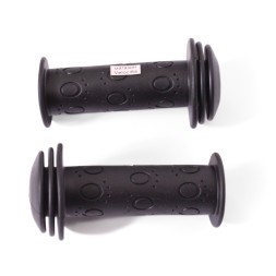 Грипсы велосипедные New Vision SR-75, 92 мм, с ограничителями, резиновые, черный