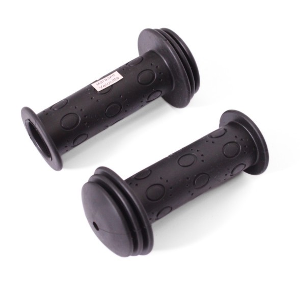 Грипсы велосипедные New Vision SR-75, 92 мм, с ограничителями, резиновые, черный
