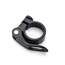 Хомут подседельного штыря YC-07, 31.8 мм, на эксцентрике, черный