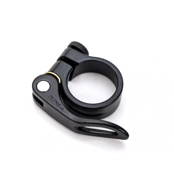 Хомут подседельного штыря YC-07, 31.8 мм, на эксцентрике, черный