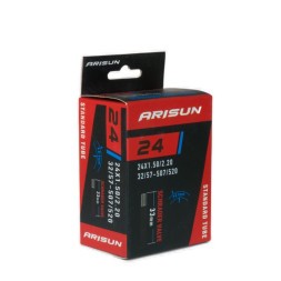 Камера Arisun Standard U010701, 24&amp;quot;x1.50/2.20 (32/57-507/520) AV-33 мм, бутил-0.9 мм, Black