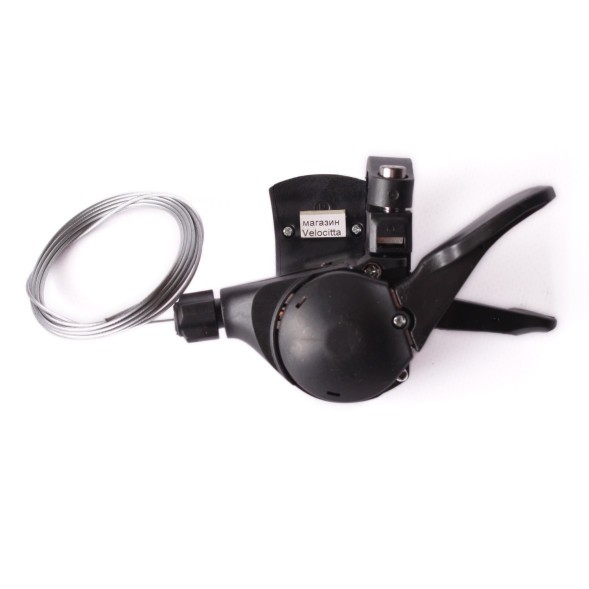 Велосипедный шифтер SunRun M300, 7 скоростей, правый, с тросом